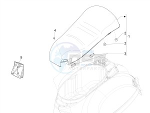 SUPER GTS 125 4T 3V IGET ABS E3 (APAC) drawing Saddle/seats