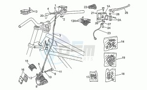 GT 1000 drawing Rh front brake system