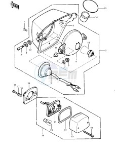 KLT 200 B [KLT200] (B1) | SOLID AXLE [KLT200] drawing HEADLIGHT_TAILLIGHT