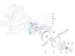 Fly 50 4T 4V USA (EMEA) drawing Driving pulley