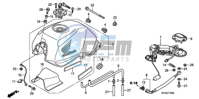 FUEL TANK/FUEL PUMP