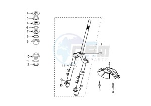 ELYSEO 125-150 - 125 cc drawing FRONT FORK