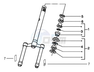 Typhoon 50 (USA) USA drawing Steering bearing ball tracks