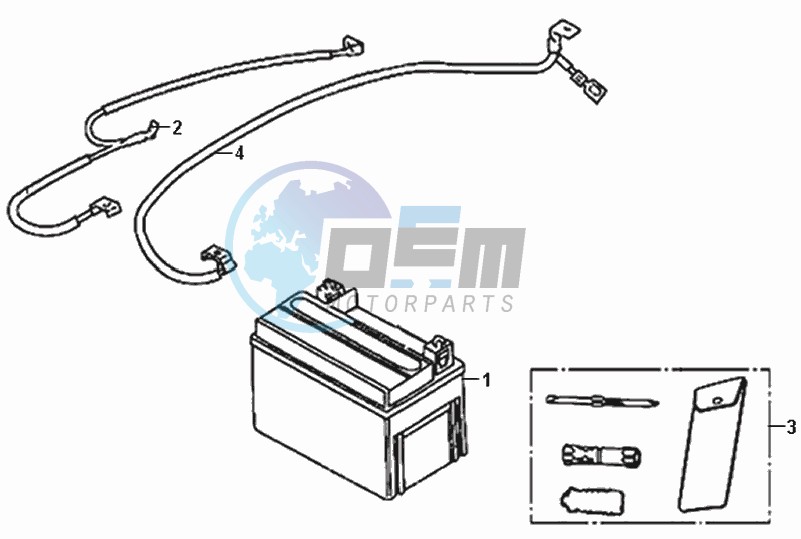 BATTERY / TOOLKIT