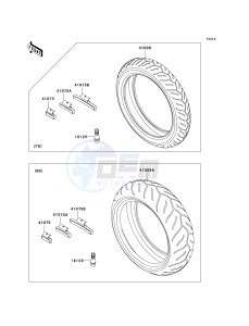 ZR 1000 B [Z1000] (7F-8F) B7F drawing TIRES