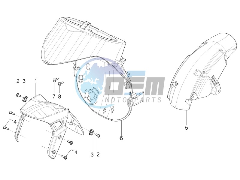 Wheel housing - Mudguard