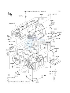 ZR 1000 A [Z1000] (A1-A3) A3 drawing CRANKCASE