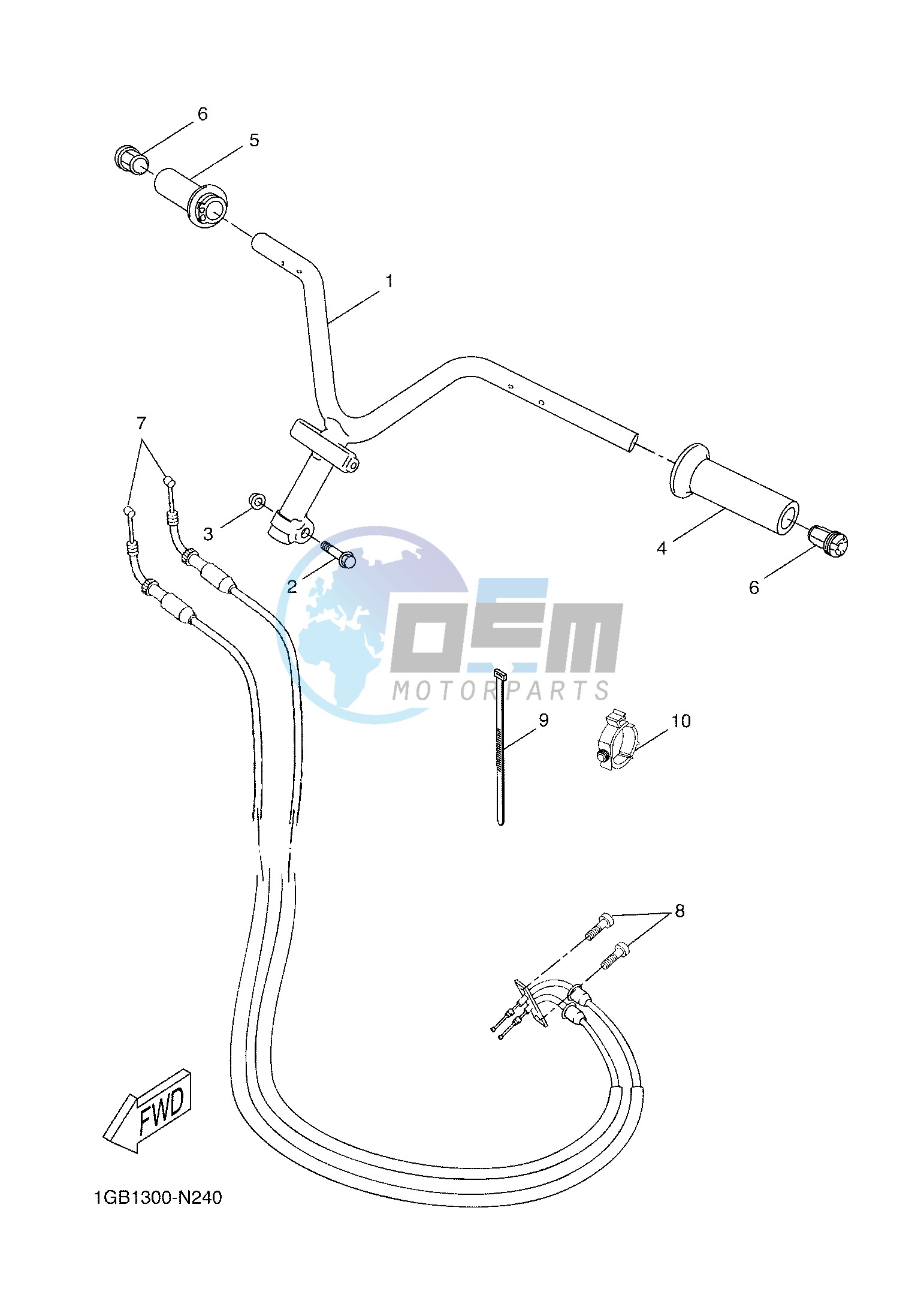 STEERING HANDLE & CABLE