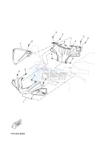 NS50 AEROX (1PH1 1PH1 1PH1) drawing COWLING 1