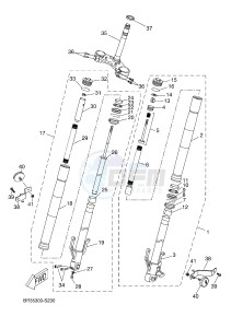 MT125A MT-125 ABS MT-125 ABS (BR35 BR35 BR35 BR35) drawing FRONT FORK