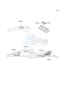 JH 1100 A [1100 ZXI] (A6-A8) [1100 ZXI] drawing DECALS-- JH1100-A8- -