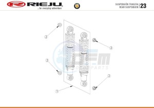 HOBBY-BYE-BIKE-25-KM-H-EURO4-HOLLAND-BLACK 50 drawing REAR SUSPENSION