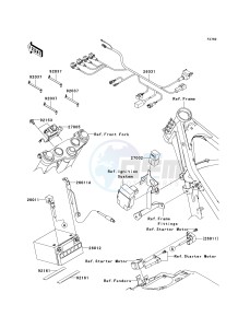 KLX 140 B (KLX140L MONSTER ENERGY) (B8F-B9FA) B9F drawing CHASSIS ELECTRICAL EQUIPMENT