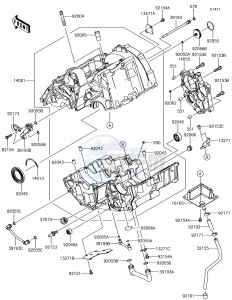 NINJA 650 EX650KHF XX (EU ME A(FRICA) drawing Crankcase