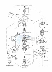 F100BETX drawing STARTER-MOTOR