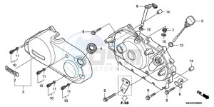 VT750C9 Korea - (KO / MK) drawing RIGHT CRANKCASE COVER