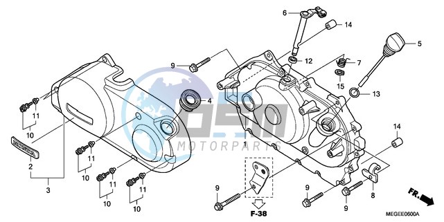 RIGHT CRANKCASE COVER