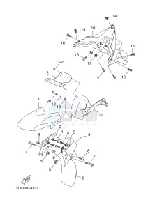 YP125R X-MAX125 X-MAX (2DME 2DME 2DME) drawing FENDER