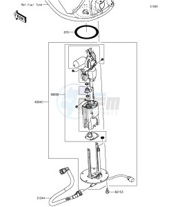 Z1000 ZR1000FEF FR GB XX (EU ME A(FRICA) drawing Fuel Pump