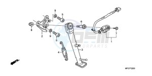 CB600F9 U / ABS ST drawing STAND