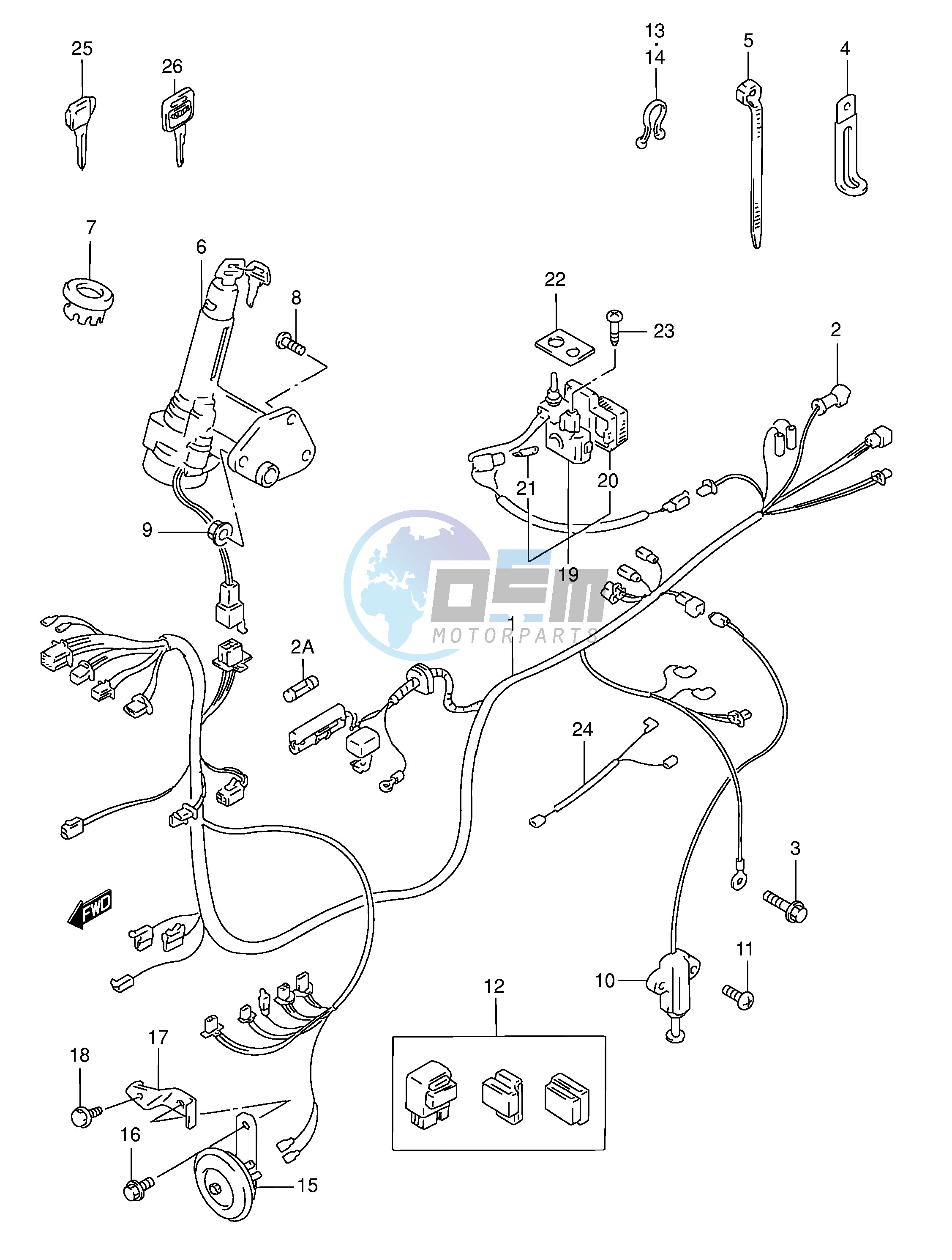 WIRING HARNESS (MODEL S T V W X)