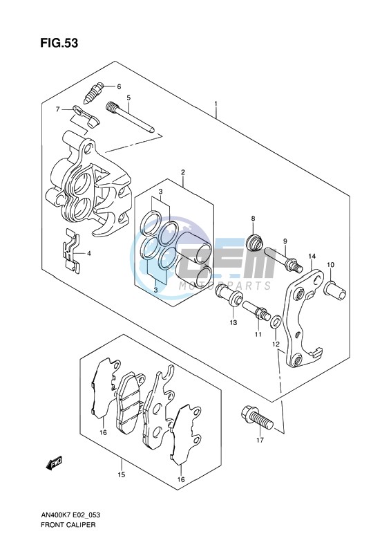 FRONT CALIPER