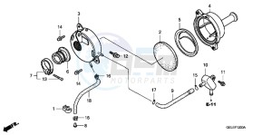 CRF50FB CRF50F ED drawing AIR CLEANER