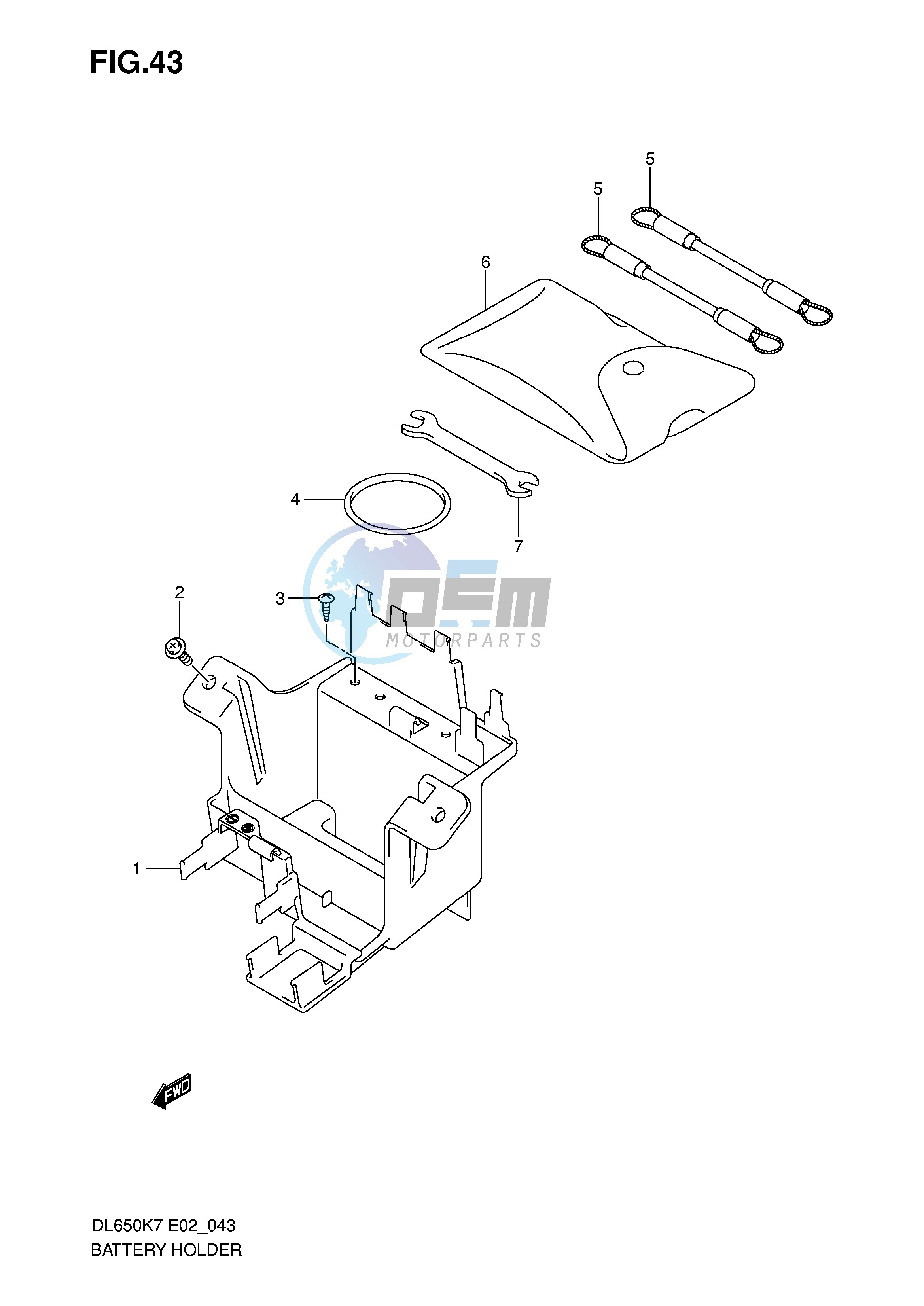 BATTERY HOLDER