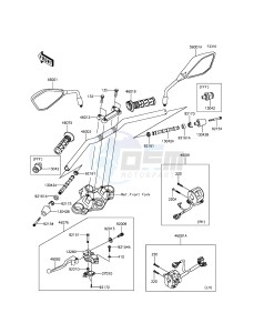 Z250SL ABS BR250FGF XX (EU ME A(FRICA) drawing Handlebar