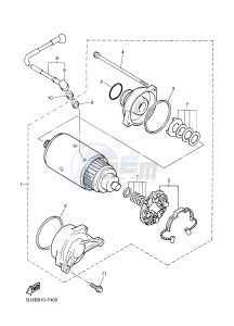 XJR1300C XJR 1300 (2PN3) drawing STARTING MOTOR