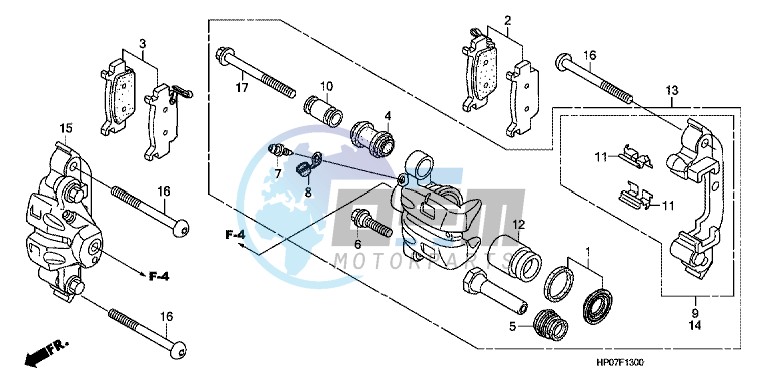 FRONT BRAKE CALIPER