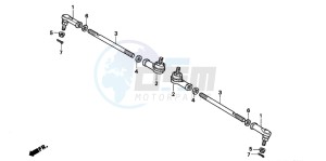 TRX300FW FOURTRAX drawing TIE ROD