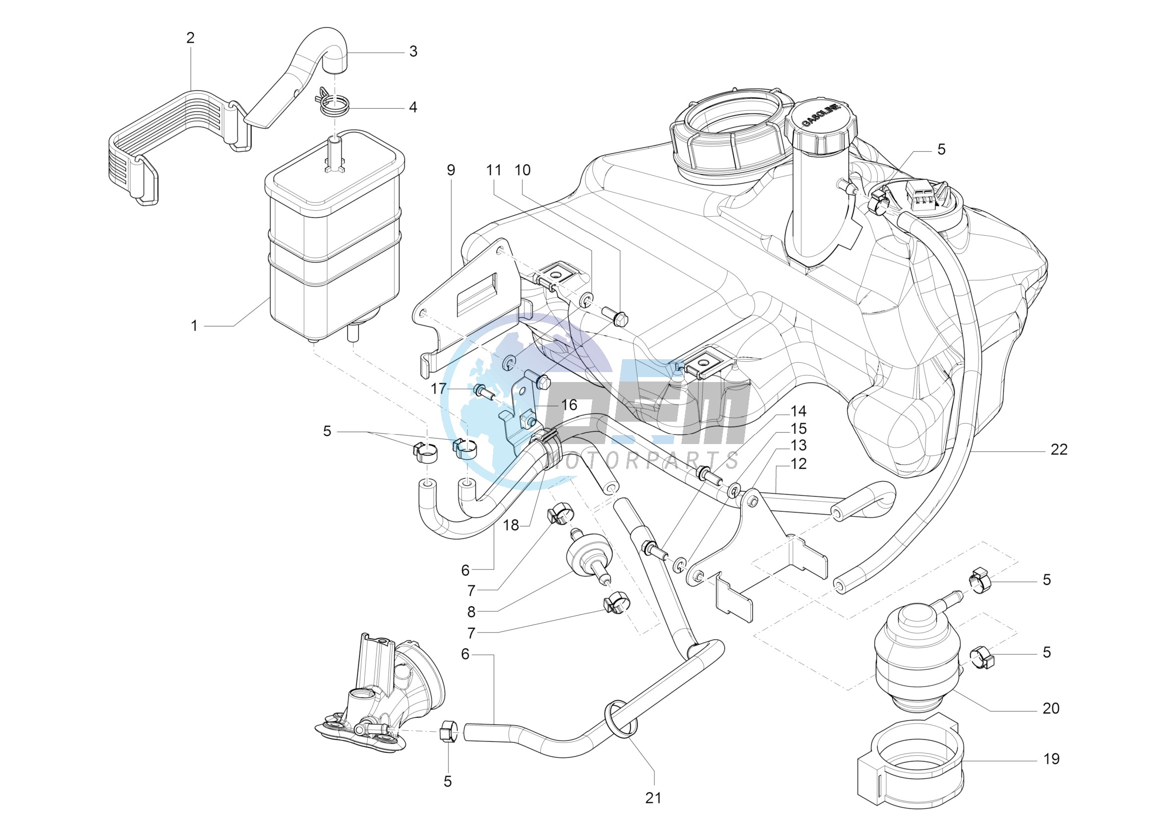 Anti-percolation system