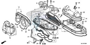 CBR600RRD CBR600RR UK - (E) drawing AIR CLEANER