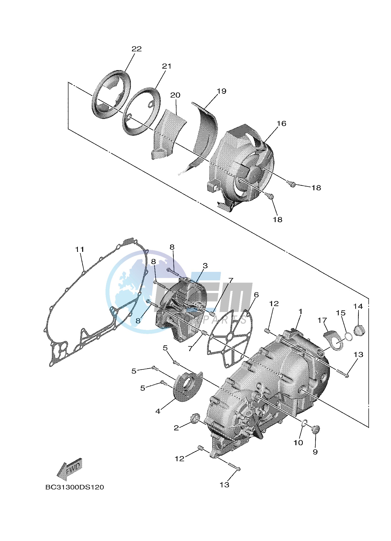 CRANKCASE COVER 1