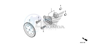 SH125DE SH125D UK - (E) drawing OIL PUMP