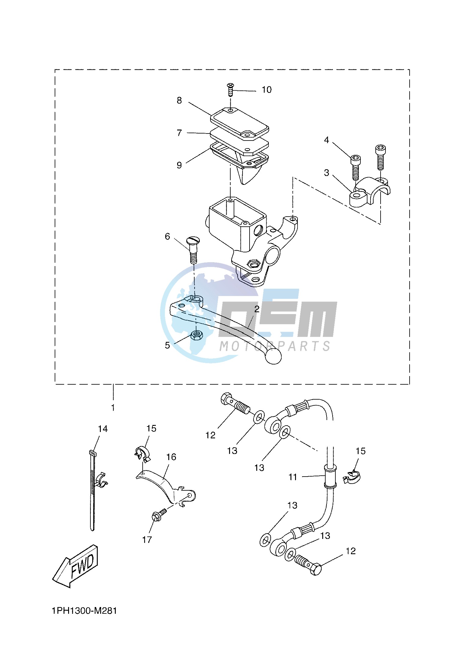 REAR MASTER CYLINDER