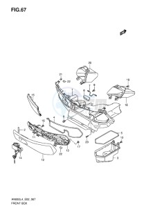 AN650Z ABS BURGMAN EXECUTIVE EU drawing FRONT BOX