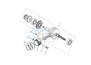 XN TEO'S 125 drawing CRANKSHAFT PISTON