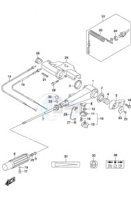 DF 20A drawing Tiller Handle