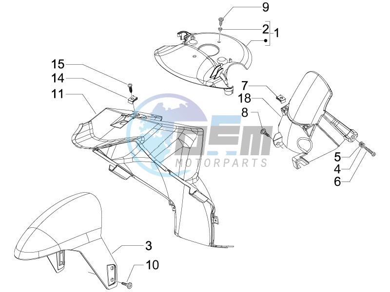 Wheel housing - Mudguard