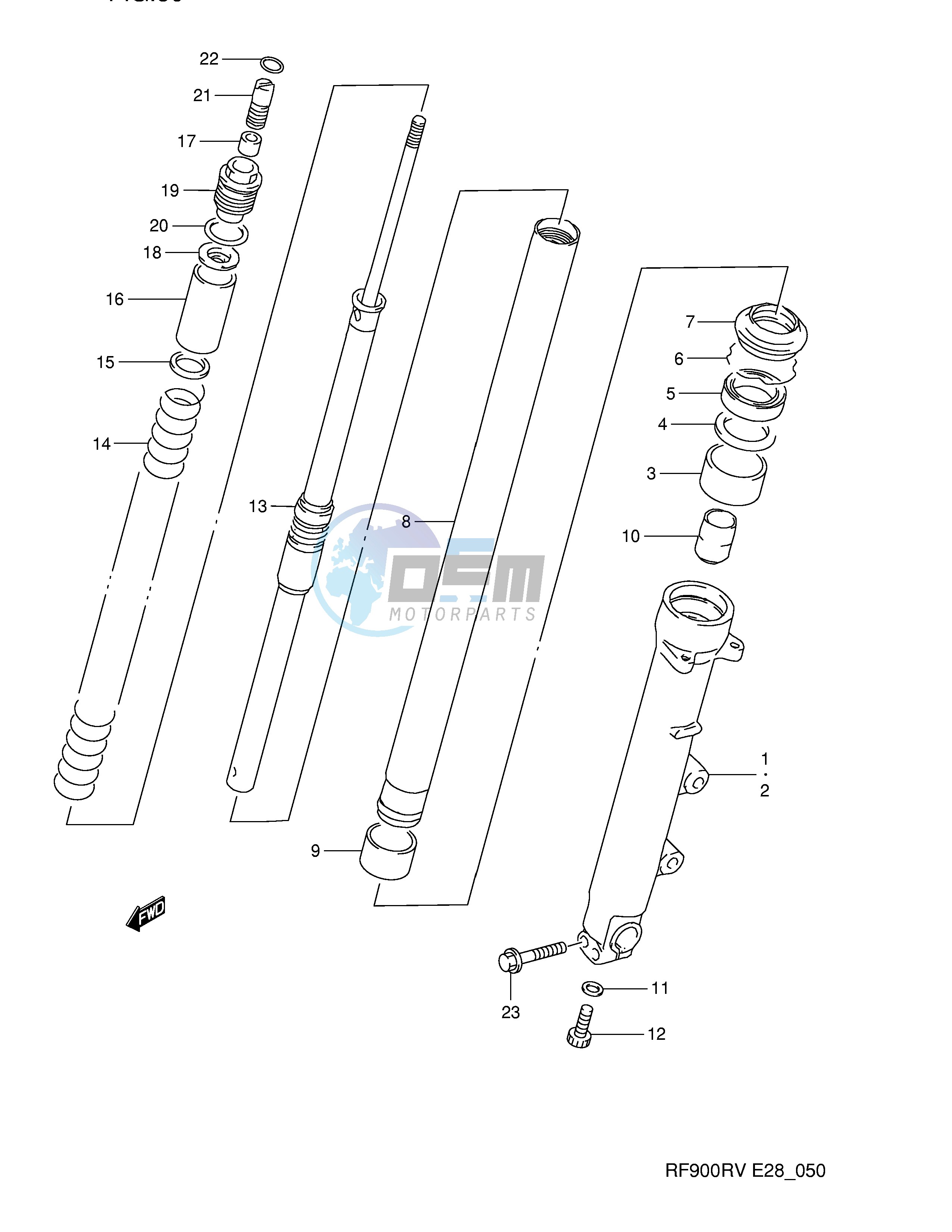 FRONT DAMPER (MODEL R S)