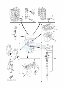 F50DET drawing MAINTENANCE-PARTS