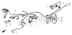 NSR75 drawing WIRE HARNESS/ IGNITION COIL