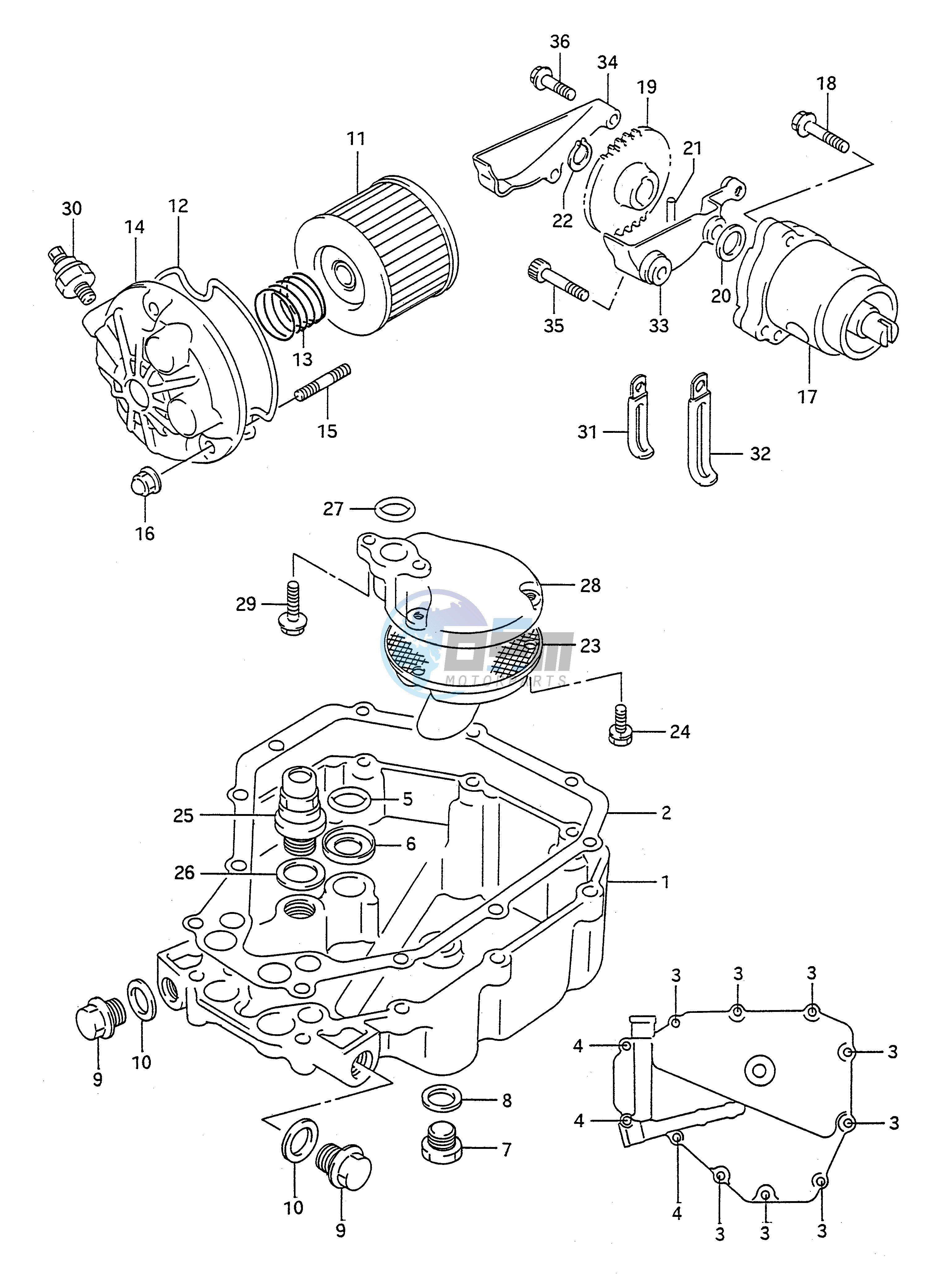 OIL PAN-OIL PUMP