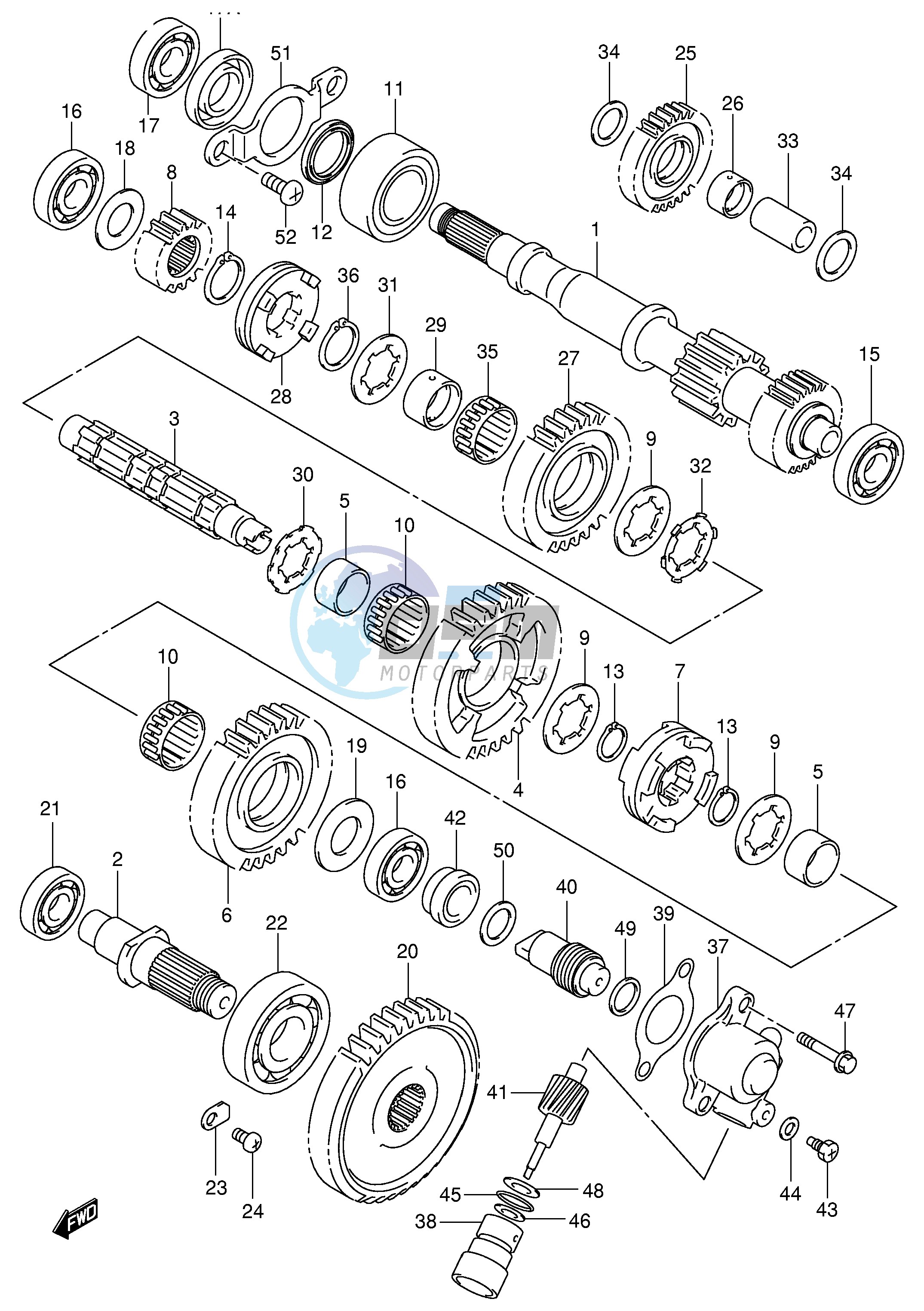 TRANSMISSION (2)(MODEL K1)