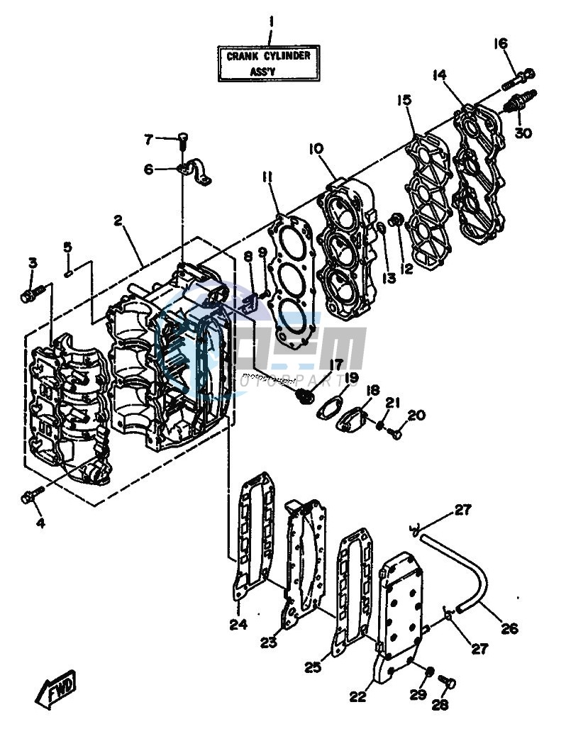 CYLINDER--CRANKCASE