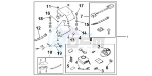 VFR8009 Europe Direct - (ED / MME) drawing AVERTO SECURITY KIT