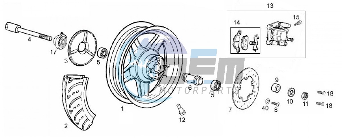 Front wheel (Positions)