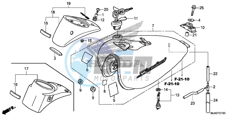 FUEL TANK (VT750CS/ C2B/ C2S/ C)